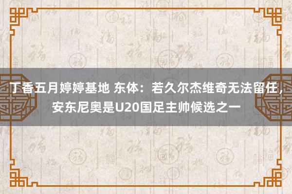 丁香五月婷婷基地 东体：若久尔杰维奇无法留任，安东尼奥是U20国足主帅候选之一